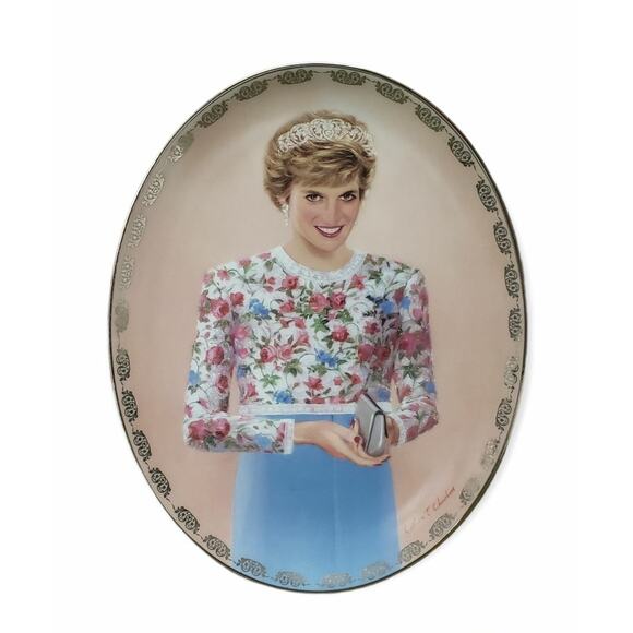 Bradford Exchange A TRUE PRINCESS Diana Collectors Plate Queen of Our Hearts - Picture 1 of 6